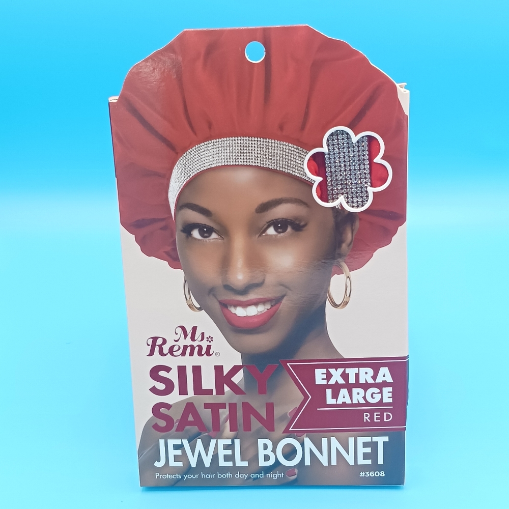 Silky hair bonnet
